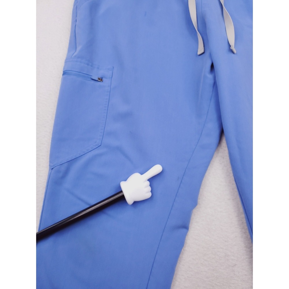 Figs Scrub Pants Womens Extra Large Blue Zamora Jogger Cargo Medical Nursing - Picture 6 of 16